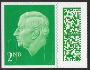 V5022  2nd green M23L MPIL  ex CY1 Shirley Bassey U/M (MNH