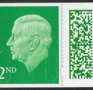 V5022  2nd green M23L MPIL  ex CY1 Shirley Bassey U/M (MNH