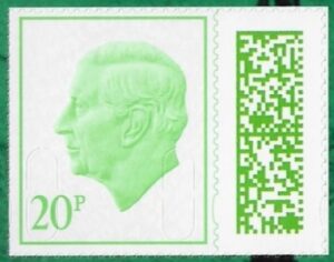 V5251  20p green M23L MPIL  ex CY2 Harry Potter U/M (MNH