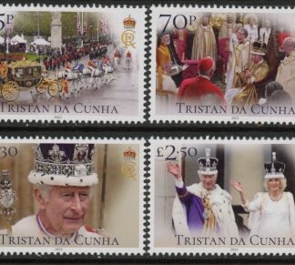2023 Tristan Da Cunha. SG.1376-9  Coronation of King Charles III. set 4 values U/M (MNH)