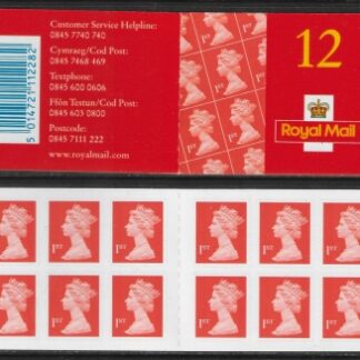 MF2a  12 x 1st  containing SG.2040, cod post added on back (Walsall) U/M (MNH)