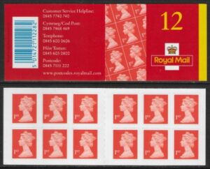 MF2 12 x 1st containing SG.2040, (Walsall) U/M (MNH)