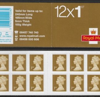 MF5c 12 x 1st  gold.  SG.U3020 'MTIL  MA11. FSC Logo added (Walsall) U/M (MNH)