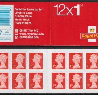 MF7 12 x 1st vermilion  SG.U3025  code 'MTIL' M12L   (Walsall) U/M (MNH)