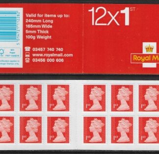 MF7c 12 x 1st vermilion  SG.U3025  code 'MTIL' M14L   Tel. No. 0345 (Walsall) U/M (MNH)