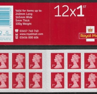 MF9a 12 x 1st brt scarlet  SG.U3029  code 'MTIL' M17L '  SBP L/s.(Walsall) U/M (MNH)