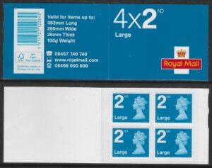 RA2c 4 x 2nd Large brt. blue code MFIL MA11 (U3032) Logo added Walsall.