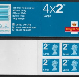 RA2c  4 x 2nd Large  brt. blue code MFIL MA11  (U3032) Logo added Walsall.