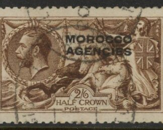 Morocco Agencies -  'British'  SG.51  2s6d. yellow-brown VFU.