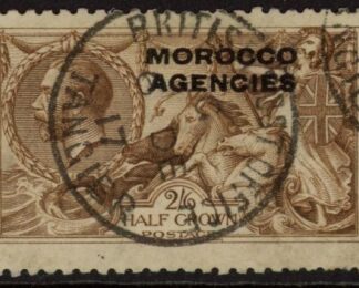 Morocco Agencies -  'British'  SG.51  2s6d. yellow-brown VFU.