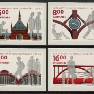 2011 Denmark SG.1663-6 Centenary of Copenhagen Central Station Set of 4 Values U/M (MNH)