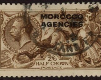 Morocco Agencies -  'British'  SG.51  2s6d yellow brown. good used