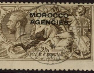 Morocco Agencies -  'British'  SG.51  2s6d yellow brown. very fine used