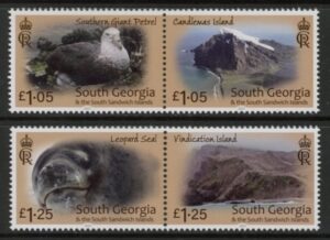 2023 South Georgia. SG.827-30  Islands Pt.3  'Candlemas Islands'. set 4 vals. U/M (MNH)