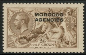 Morocco Agencies - 'British' SG.53 2s6d chocolate-brown. U/M (MNH)