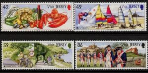2012 Jersey SG.1636-9 Europa 'Visit Jersey'  set 4 values.(face = £2.35) U/M (MNH)