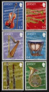 2012 Jersey SG.1630-5  25th Anniv. Jersey Symphony Orchestra 6 values..(face = £3.75) U/M (MNH)