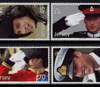 2012 Jersey SG.1663-6 30th Birthday Prince William. 4 values.(face = £2.71) U/M (MNH)