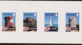 2012 Jersey SG.1658-61 Jersey Landmarks S/Adh.. 4 values.(face = £1.90) U/M (MNH)