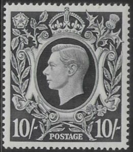 1939-48 SG.478 10s dark blue U/M (MNH)