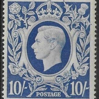 1939-48 SG.478b 10s ultramarine U/M (MNH)
