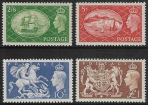 1951 SG.509-511 High values set 4 U/M (MNH)