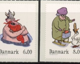 2011 Demmark SG.1667-8 Winter Stamps ex booklet U/M (MNH)