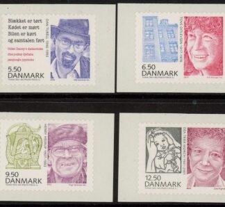 2010 Denmark SG.1612-5 Personalities Set of 4 values U/M (MNH)