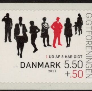 2011 Denmark SG.1623 Danish Rheumatism Association U/M (MNH)