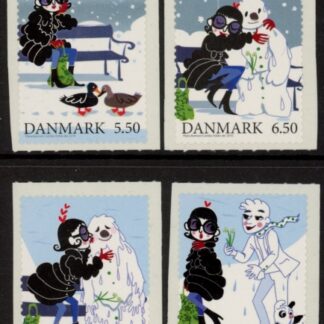 2010 Denmark SG.1618-21 Winter Stamps Set of 4 values U/M (MNH)