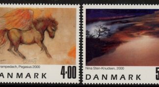 2000 Denmark SG.1219-20 Paintings Set of 2 values U/M (MNH)