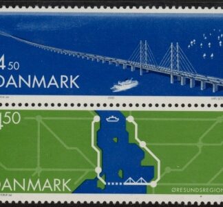 2000 Denmark SG.1205-6 Road & Rail System Set of 2 values U/M (MNH)