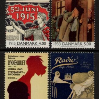 2000 Denmark SG.1207-10 20th Century (2nd issue) Set of 4 values U/M (MNH)