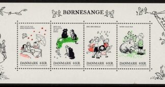 2016 Denmark MS.1820 Children's Songs Mini Sheet U/M (MNH)
