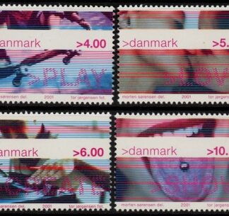 2001 Denmark SG.1237-40 Youth Culture Set of 4 Values U/M (MNH)