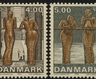 2002 Denmark SG.1258-9 Modern Art Set of 2 values U/M (MNH)