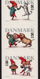 2016 Denmark SG.1822-6 Winter Stamps Pixies Set of 5 Values U/M (MNH)