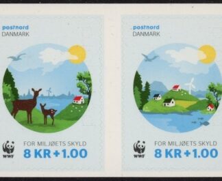 2016 Denmark SG.1795aa Charity stamps Set of 2 values S/A U/M (MNH)