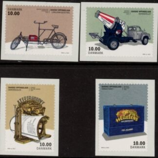 2015 Denmark SG.1780-3 Danish Inventions Set of 4 values U/M (MNH)