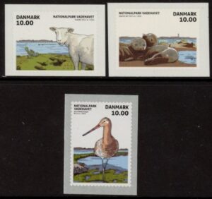 2015 Denmark SG.1772-4 National Parks Set of 3 values U/M