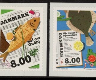 2015 Denmark SG.1793-4 Nordic Cuisine - Fish Set of 2 values U/M (MNH)