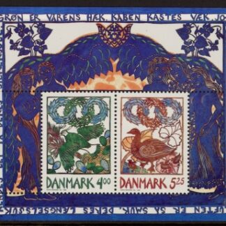 1999 Denmark MS1166 Harbingers of Spring Mini Sheet U/M (MNH)