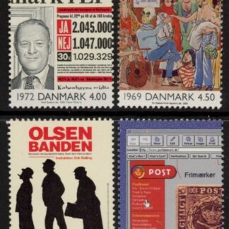 2000 Denmark SG.1221-4 The 20th Century (4th Series) Set of 4 values U/M (MNH)