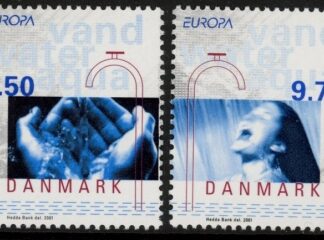 2001 Denmark SG.1235-6  Europa 'Water Resources'. set 2 values. U/M (MNH)