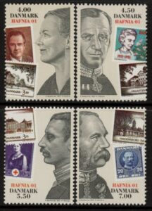 2001 Denmark SG.1244-7  'Hafnia'  Int. Stamp Exhibition. set 4 values. U/M (MNH)