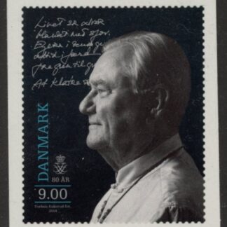 2014 Denmark SG.1755. 80th Birthday of Prince Henrik. 1 value S/A U/M (MNH)