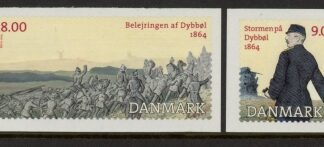 2014 Denmark SG.1745-6. 150th Anniv. of German - Danish War. 2 values S/A U/M (MNH)
