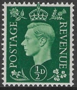 SG.462 ½d green (1937 dark colours) U/M (MNH)