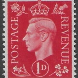 SG.463 1d scarlet (1937 dark colours) U/M (MNH)