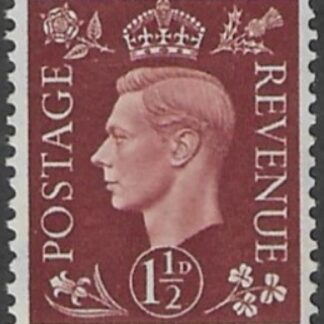 SG.464 1½d red-brown (1937 dark colours) U/M (MNH)